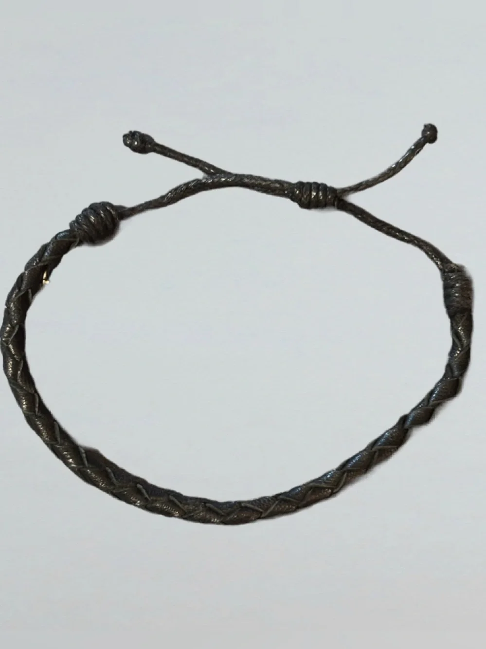 Classics 77 Plated Black Braided Bracelet